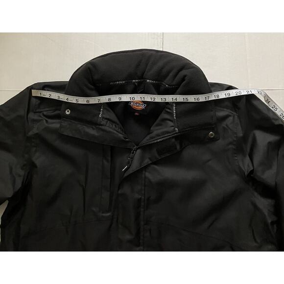 Mens Dickies AWT Utility Jacket Hidden Hood Multiple Pockets XL Black EUC - Picture 11 of 14